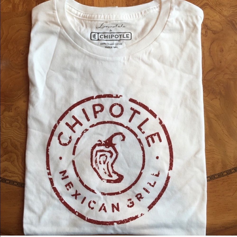 CHIPOTLE WHITE T Shirt!